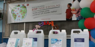 No Brasil, Instituto EDP entrega kit de prevenção à Covid-19 em escolas públicas