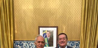 Autarca de Belmonte visita embaixador do Brasil em Portugal