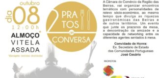 CCRB convida José Cesário para nova edição da iniciativa “Dois Pratos de Conversa com…” em Amarante