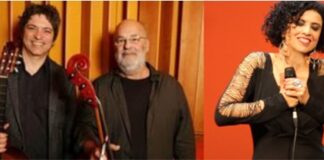 Fred Martins, Jaques Morelenbaum e Paula Morelenbaum juntos em duas apresentações neste verão europeu