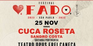Festival de “Fado” retorna a São Paulo com a cantora Cuca Roseta