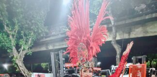 Musa portuguesa foi destaque no Carnaval Carioca