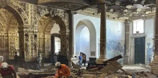 Brasil: Queda de teto da ‘igreja de ouro’ na Bahia mata uma pessoa