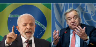 Lula da Silva e António Guterres “preocupados” com a situação climática mundial