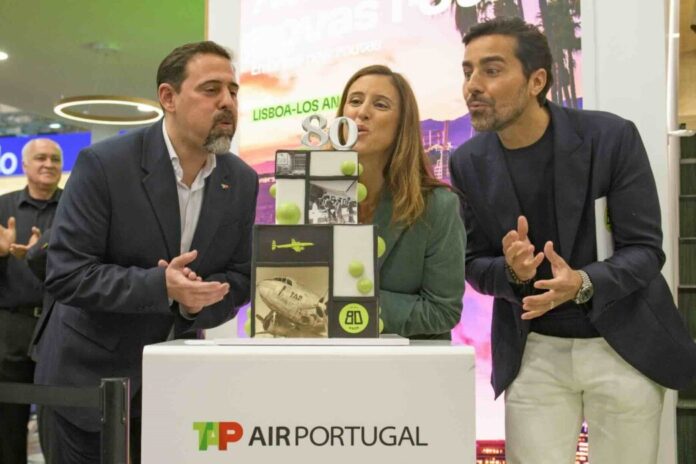 Celebração dos 80 anos foi marcada também por conquistas financeiras e pela excelência no trato aos passageiros — Foto divulgaçãoTAP