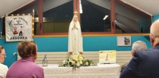 Imagem Peregrina de Fátima despede-se da comunidade portuguesa em Andorra