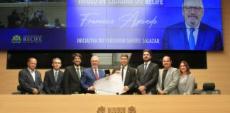 Brasil: Diplomata português e escritor, Francisco Azevedo é agora “Cidadão do Recife”