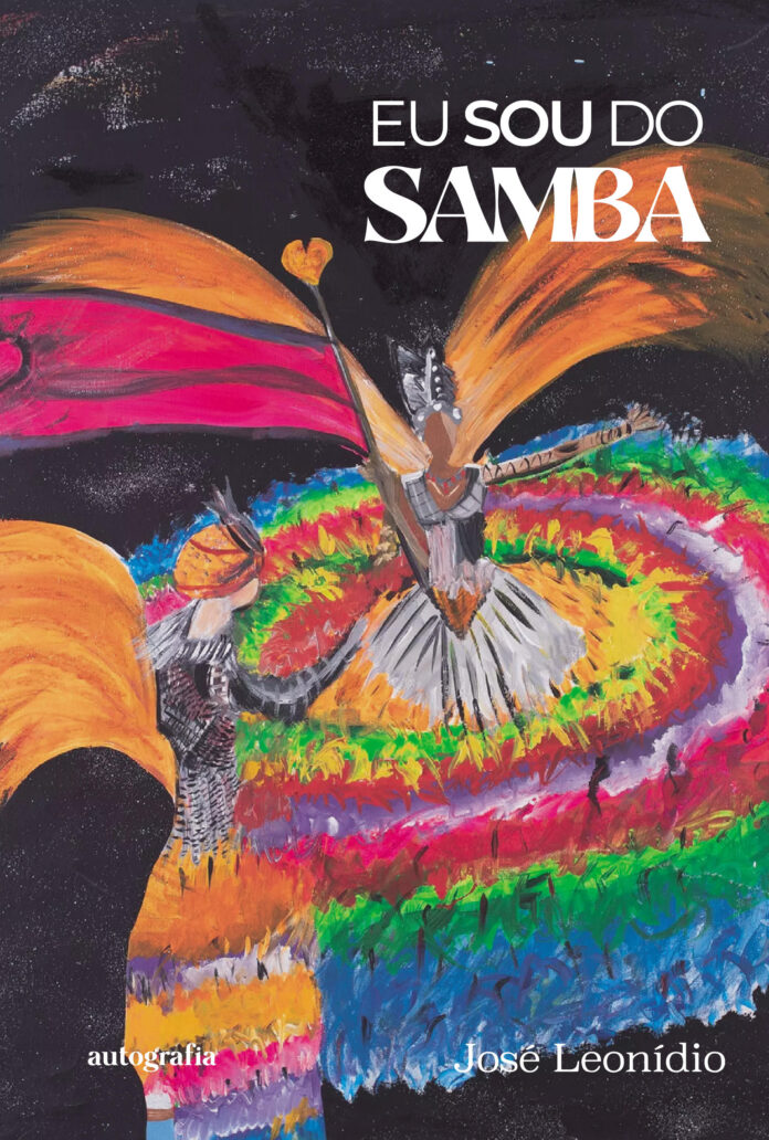 Capa do livro “Eu Sou do Samba”, com apresentação de Ivan Proença, é um memorial de quem viveu o carnaval nas Escolas de Samba do Rio de Janeiro. Foto divulgaçãoAutografia