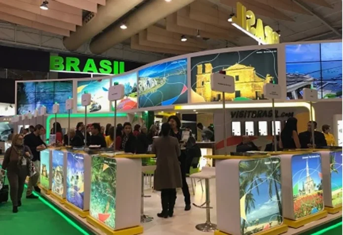 Estande do Brasil na BTL, em Lisboa participação brasileira prevê programação dedicada e ações voltadas ao mercado europeu. Foto divulgação