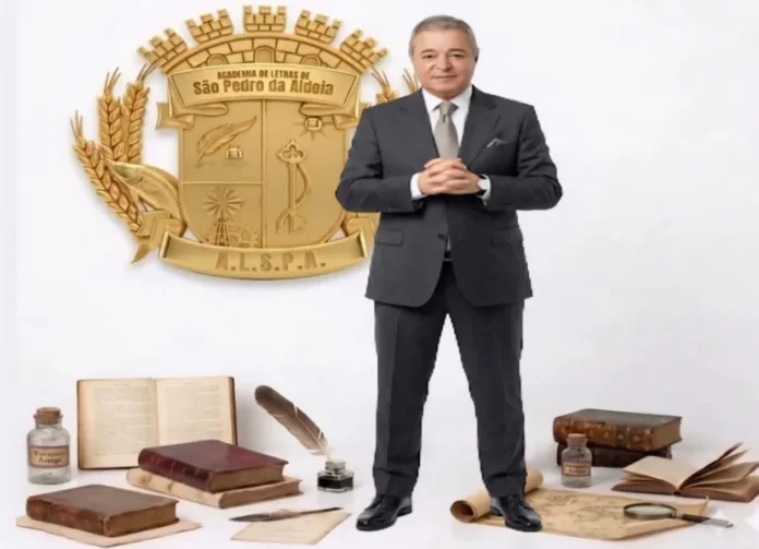 Diamantino Bártolo, homenageado pela ALSPA com o título de “Imortal”. Foto divulgaçãoMD