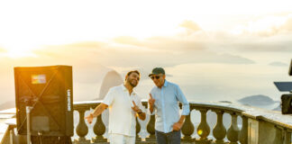 Mano Walter e Fagner gravam clipe no Cristo Redentor