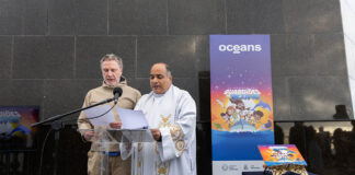 Cristo Redentor recebe lançamento de livro sobre a preservação dos oceanos