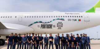 Seleção Nacional de Portugal viaja com a TAP rumo ao Mundial de 2026 nos Estados Unidos, Canadá e México