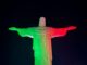 Rio de Janeiro: Cristo Redentor iluminou-se com as cores da bandeira portuguesa para assinalar o “Dia de Portugal”