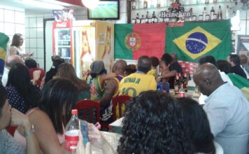“Bar Glória” reuniu brasileiros e portugueses durante a Copa do Mundo de 2026