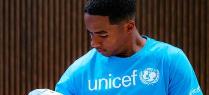 Endrick passa a representar o Unicef Brasil em ações voltadas à promoção dos direitos da infância e da adolescência. Foto divulgaçãoJonathan Guimarães