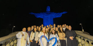 Rio de Janeiro: Cristo Redentor recebeu iluminação azul em ato contra o tráfico de pessoas