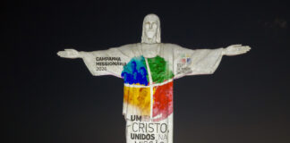Brasil: Cristo Redentor recebe projeção que marca a Campanha Missionária 2026